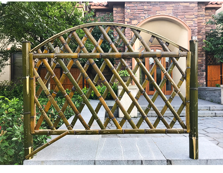 海南鹿回頭住宅小區竹籬笆圍欄